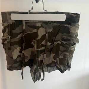 Charlotte Russe Green and Brown Cargos